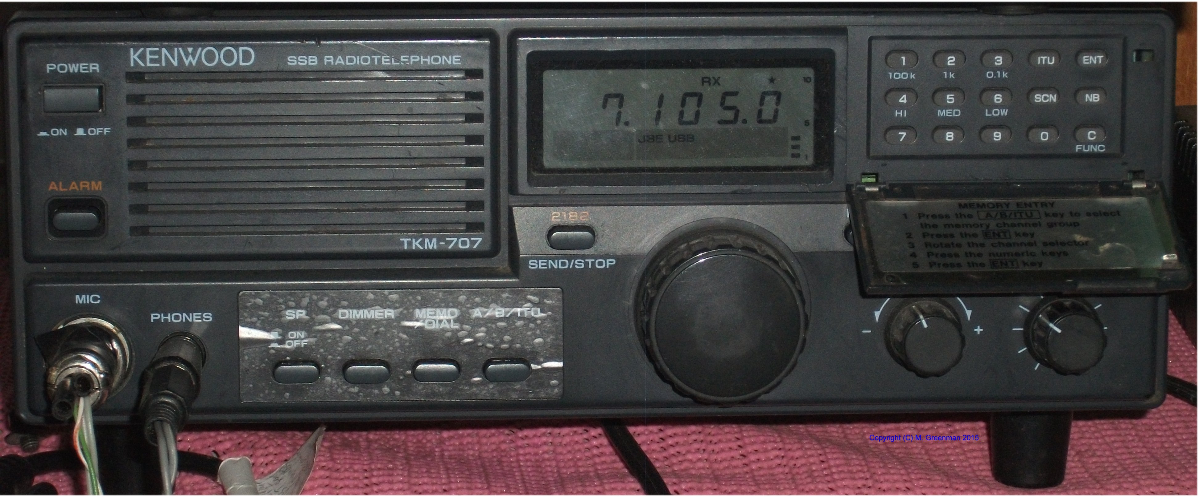 TKM707 marine transceiver